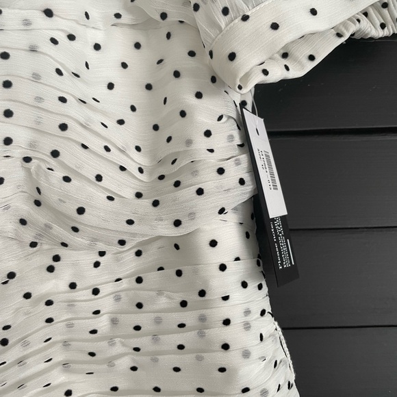 New never worn Self-portrait Polka Dot Mini Dress - Picture 5 of 9